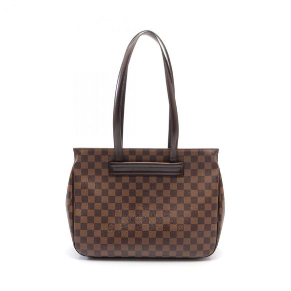 Louis Vuitton LOUIS VUITTON Parioli PM Tote Bag Coated Canvas Leather Damier Wom - Picture 1 of 10